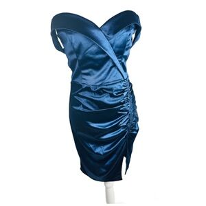 Windsor Midnight Blue Strapless Dress Size M
